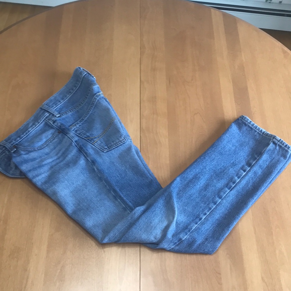 Slim Straight Blue Jeans